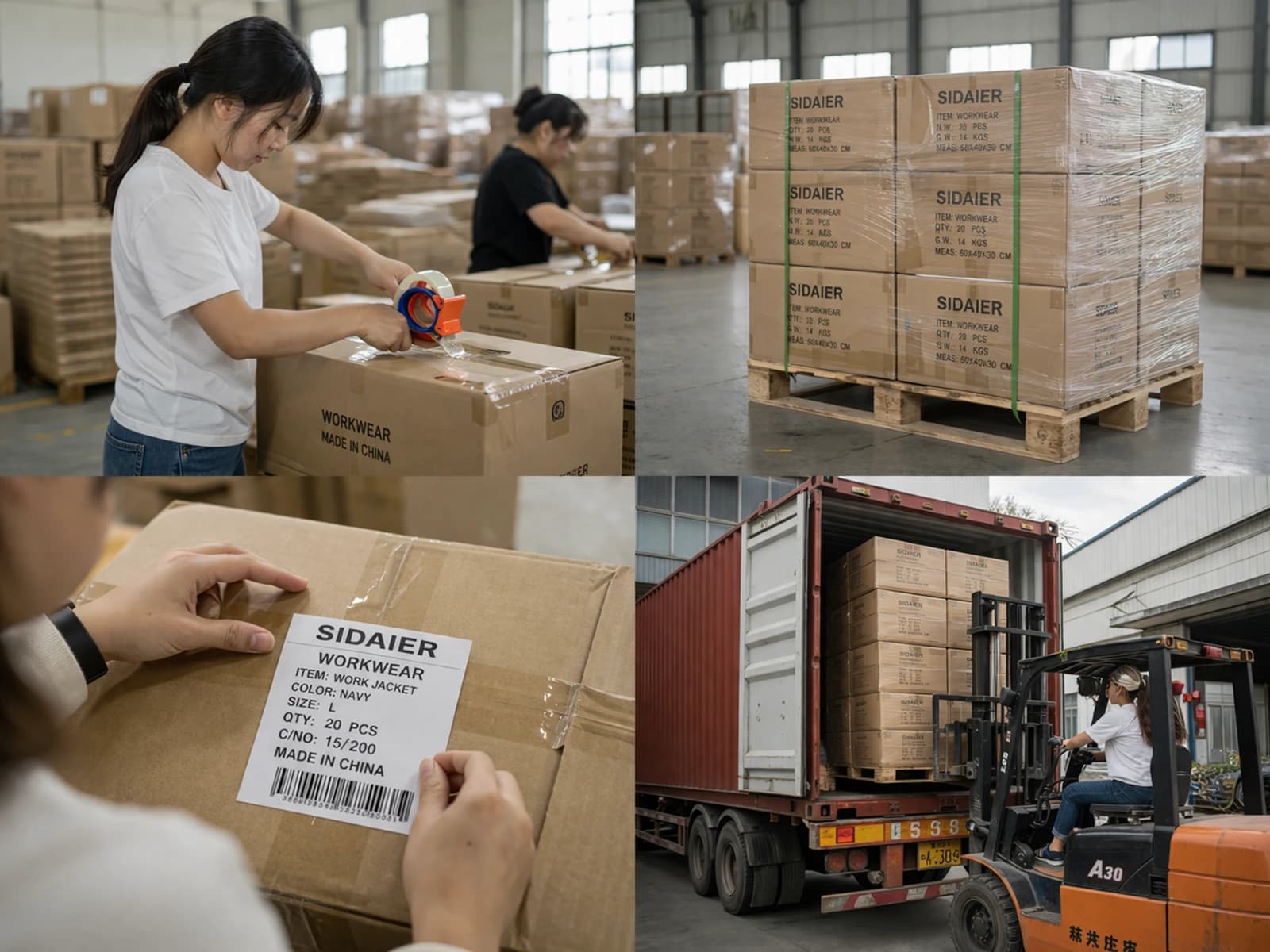 Export-ready packing