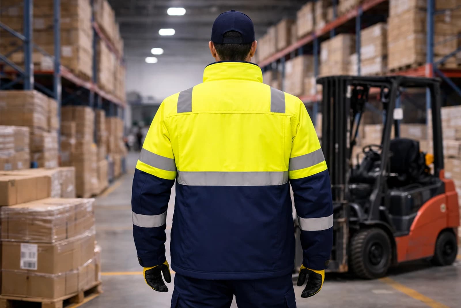 Hi-Vis Safety Jacket view 3