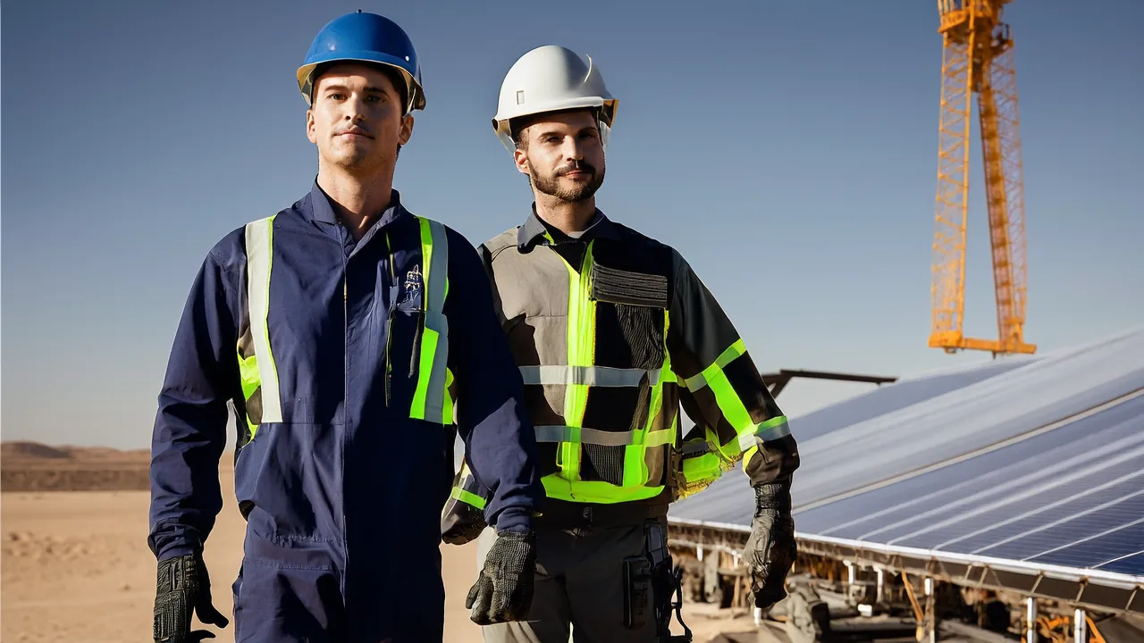 Equipping the Gulf's Solar Workforce: Industrial Coveralls & Polo Uniforms for PV Plant Construction and O&M